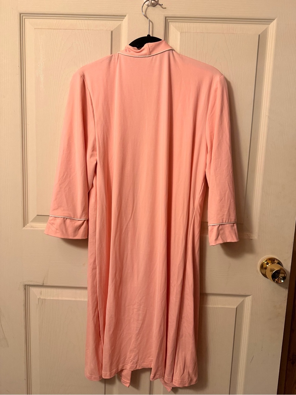 Women's Lightweight Pink Robe - Soft Lounge Wrap - Picture 5 of 5